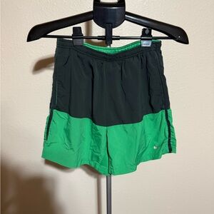Nike Dri-FIT Green and Black Shorts